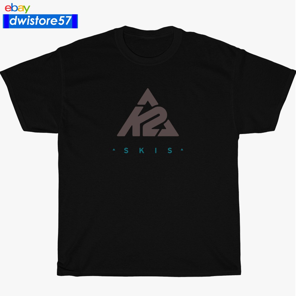 New Shirt K2 Sky Skis Funny Logo Black/Navy/White/Grey Men’s T-Shirt S-5XL