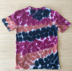 A-Lab Men’s ALL IN YOUR HEAD Tie Dye T-Shirt Tee M Medium Gray Pink Orange