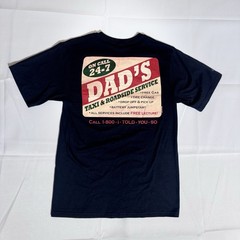 Crazy Shirts Graphic T, NWT, DAD’S, 100% Combed Cotton, Black, Female/Youth, S/M