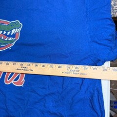 Fanatics Florida Gators NCAA Graphic T-Shirt Blue Cotton Mens 4XLB Big & Tall
