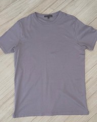 Men’s Robert Barakett Purple Georgia Short Sleeve Pima Cotton T-Shirt Large
