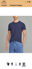 Polo Ralph Lauren Size Men’s 3-Pack Crew -Neck T-Shirts – Navy/Red/White XL