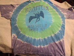 vintage led zeppelin t shirt 1977 tour
