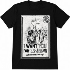 I Want You for Punk Rock Flea Market Spokane Volunteer Today shirt
