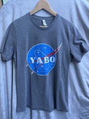 Barstool Sports Mens Yabo Baseball Blue Red White Gray TShirt Top Cotton Blend L