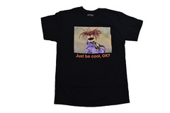 The Muppets Mens Pepe The King Prawn Just Be Cool, OK? Black Shirt New S-3XL