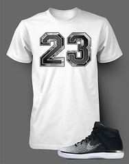 Men’s 23 Sport Tee Shirt to Complement AIR Jordan 31 FINE PRINT Sneaker