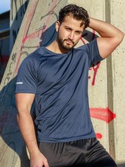 Men’s 3 Pack Compression Shirts Dry Fit Moisture Wicking Short Sleeve T-Shirts