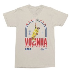 Vozinha Cape Verde Tribute 2026 Soccer Fans Unisex Graphic Tee