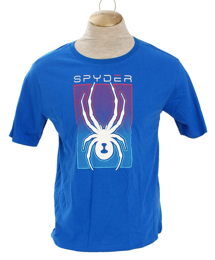Spyder Men’s S Blue Short Sleeve Signature Tee T Shirt