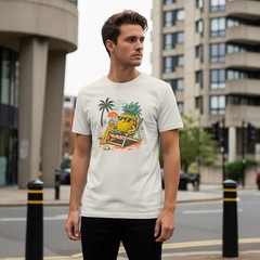 Pineapple Beach Chill Sunset Men’s T-shirt