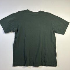Polo Ralph Lauren Blue Label Thick Knit Cotton Shirt Mens Medium Green Crew Neck