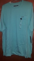 Greg Norman T-Shirt Mens XL Logo Pocket Short Sleeve – Turquoise