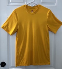Hanes Cool Dri Mens T-Shirt NWOT Sport Performance Tee Comfort Size S Gold Color