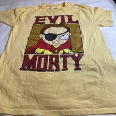 SIZE MEDIUM-UNISEX-Rick and Morty Cartoon Network Adult Swim Graphic T-Shirt