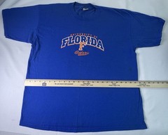 Gildan Activewear Heavy Weight Cotton Mens XL Blue T Shirt University Of Florida