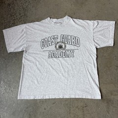 Vintage United States Coast Guard Academy Crest Graphic T Shirt USA Military XL