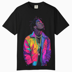 Neon Urban Streetwear Graphic Tee, Comfort Colors T Shirt, Unisex Streetwear Tee