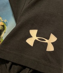 Under Armour Star Wars Boba Fett Black Graphic T Shirt Heat Gear Loose Fit M