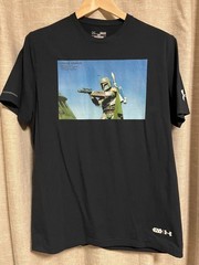 Under Armour Star Wars Boba Fett Black Graphic T Shirt Heat Gear Loose Fit M