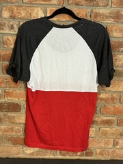 Brave Soul London Men’s Tri-color T-shirt Sz M Red Gray White New With Tags