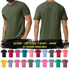 Gildan – Softstyle T-Shirt – 64000 Basic Unisex Classic Fit T-Shirt