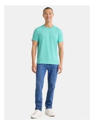 GEORGE Men’s 2XL (50-52) Crew Tee Short Sleeve Moisture Wicking • Jungle Teal