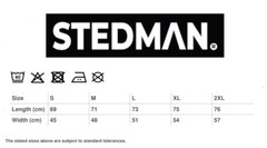 Stedman ST2010 Classic Fitted T-Shirt Cotton Sort Sleeve Crew Neck Tee shirt