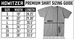 Howitzer Men’s T-shirt Standard Basic Packs Burgundy Heather Military Grunt