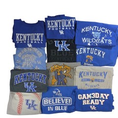 Lot 12 Men’s University of Kentucky Wildcats UK T-Shirts 2XL XXL Blue Gray