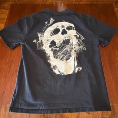 Revenge Logo Graphic T-Shirt Black Streetwear Hype Tee Size Large