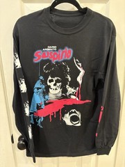 Graveyard Goods Suspiria Men’s Long Sleeve Sz M Dario Argento Horror Giallo