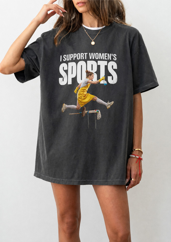 “I Support Women Sport Funny” Shirt T-Shirt, Gen Z Humor Shirt