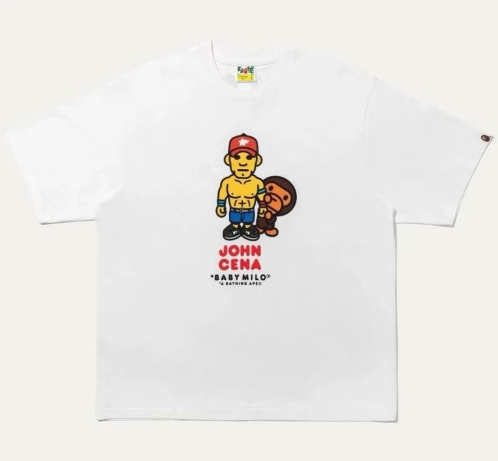 BAPE X WWE JOHN CENA BABY MILO RELAXED FIT TEE