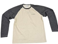Columbia Men’s Long Sleeve Raglan Stone Shark Heather