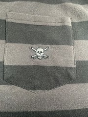 Fasthouse Men’s Striped T Shirt XL Moto