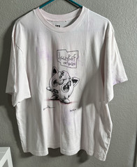 2020 Uniqlo UT Daniel Arsham Pokémon Jigglypuff Men’s White L Cotton Crew Tee