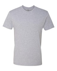 Next Level Apparel 3600 Unisex Short Sleeve Crew Neck T-Shirt Heather Grey