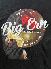 Kingpin Big Ern McCraken’s Bowling Academy T Shirt Size XL