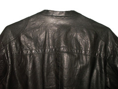 Men’s All Saints DEMON LEATHER SHIRT jacket overshirt L (ref78) £99.99!!!!!