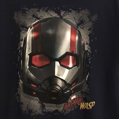 Marvel Antman Wasp T Shirt Blue Red Gray Movie Comics 100% Cotton NWT Sz L
