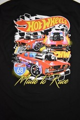 Hot Wheels Mens Made To Race Hot Wheels 68 Black Shirt New S-2XL
