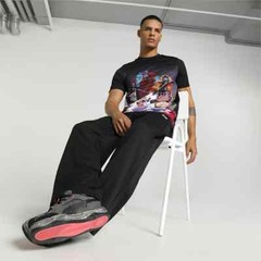PUMA x One Piece AOP Short Sleeve T-Shirt Black New Four Emperors Unisex Japan