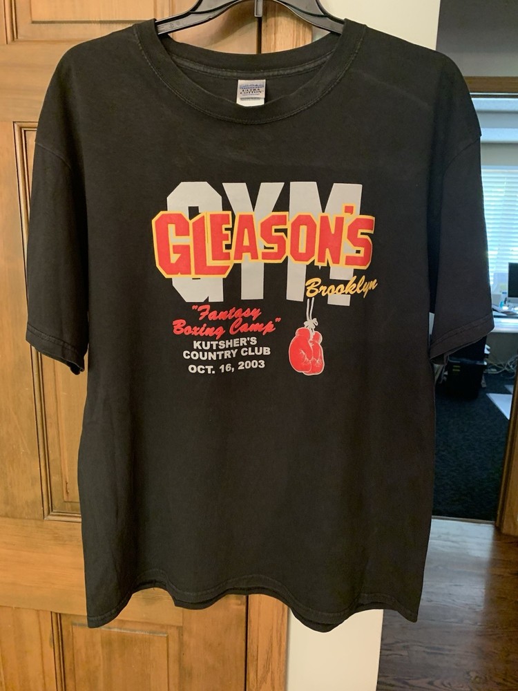 Gleason’s Gym Brooklyn Fantasy Boxing Black T-shirt XL Unisex Worn Once