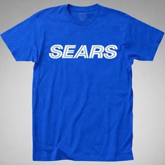 SEARS T-SHIRT tee mall store shopping auto tools craftsmen kenmore logo 80s 90s