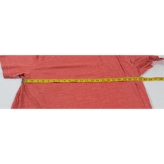 Greg Norman T-Shirt Men XL Red Heathered Shark Logo Short Sleeve Cotton Blend