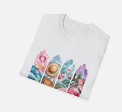 Tropical Vibes Unisex T-Shirt, Beach Wear, Vacation Apparel, Summer Gift, Casual