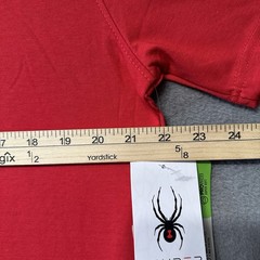 Spyder Mens Large Graphic T Shirt Red Exploring USA Outdoor Logo Stretch NWT