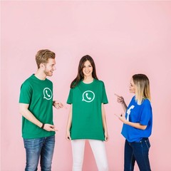 Anley Personalized T-Shirts 100% Cotton Custom Unisex Logo Tee Customized Shirts