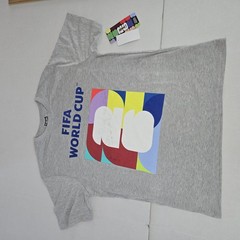 FIFA World Cup 2026 Adult T-Shirt Lg Tour Style Nwt Grey See Pics